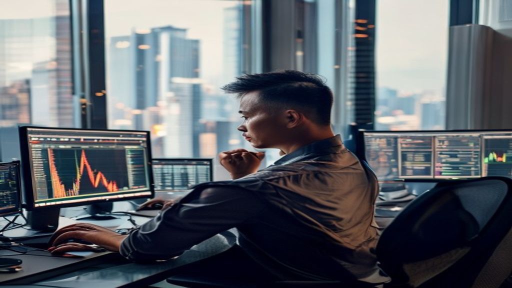 Diagram menjelaskan konsep leverage dan margin dalam trading forex untuk pemula