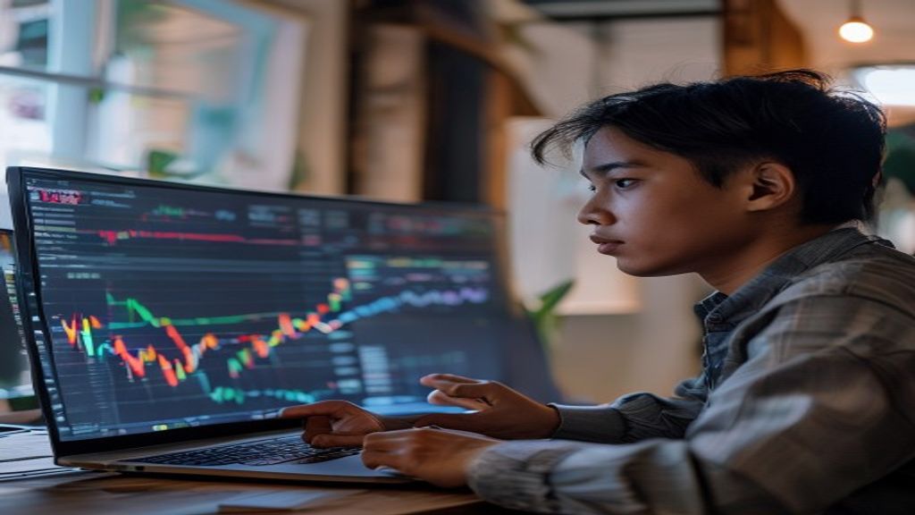 Diagram candlestick lengkap untuk pemula belajar cara membaca pola grafik harga saham.